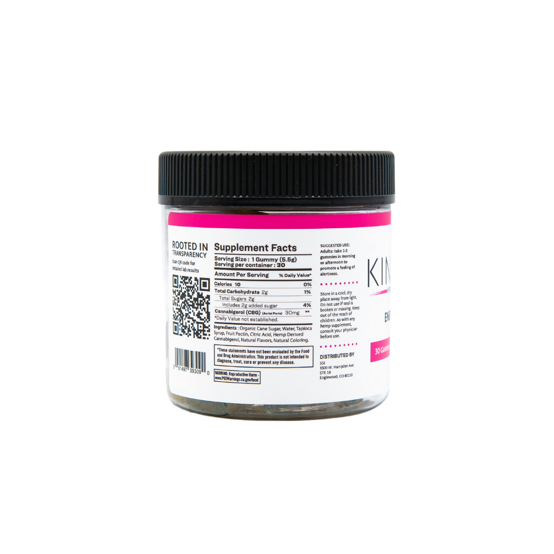 GRIND | CBG Focus + Energy Gummies